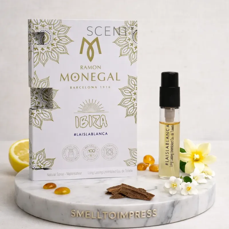 Ramon Monegal Ibiza La Isla Blanca 2 ml 0,06 fl. oz. oficiálna vzorka parfumu tester